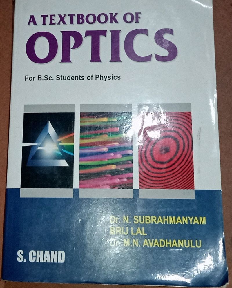 A TEXTBOOK OF OPTICS