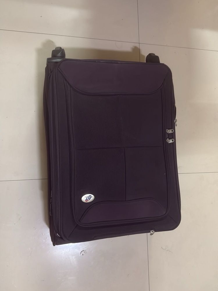 Purple Rolling Suitcase