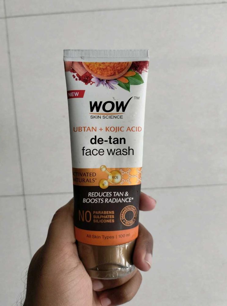 WoW Ubtan Face Wash Tube - 100 ml - Pack Of 1