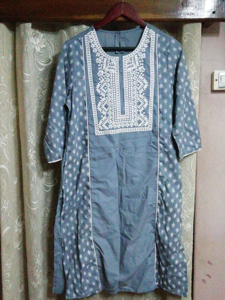 Grey Kurta