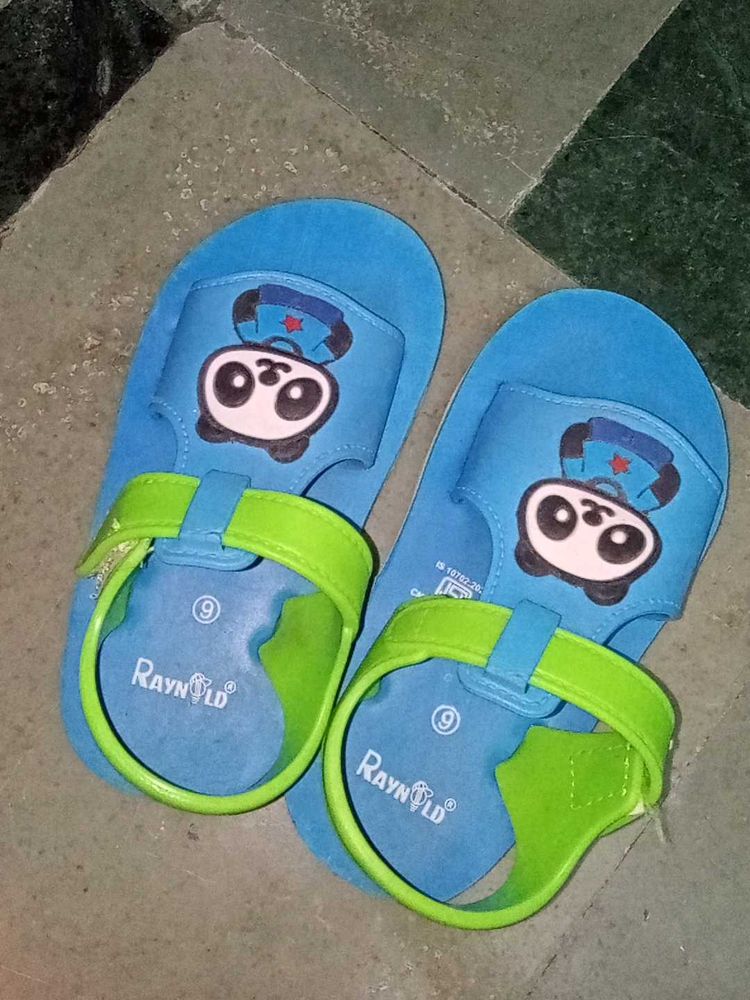 Cute Panda  Baby Girl  Sandals - Size 9