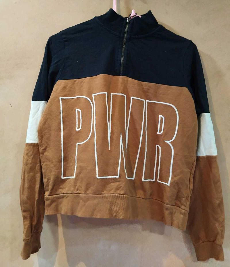 Brown Zipper Full Sleeves