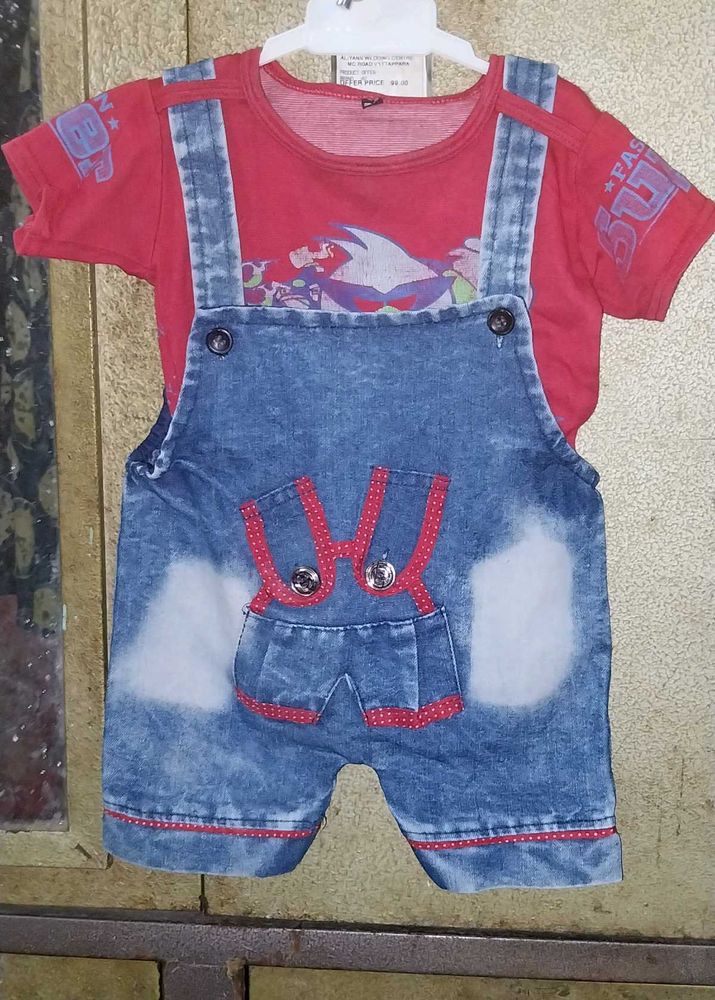 Unisex Denim Dungaree