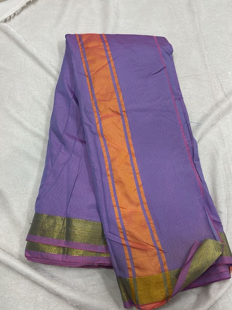 Elegant Purple Ethnic Saree