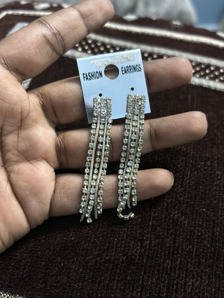 Sparkling Dangle Earrings