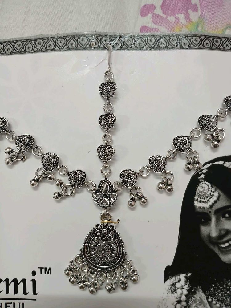 Silver Oxidized Hair Accessory