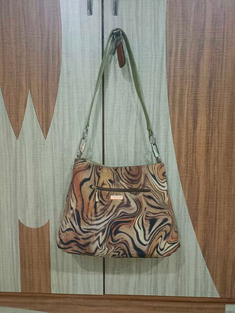 Imported Reversible Animal Print Handbag