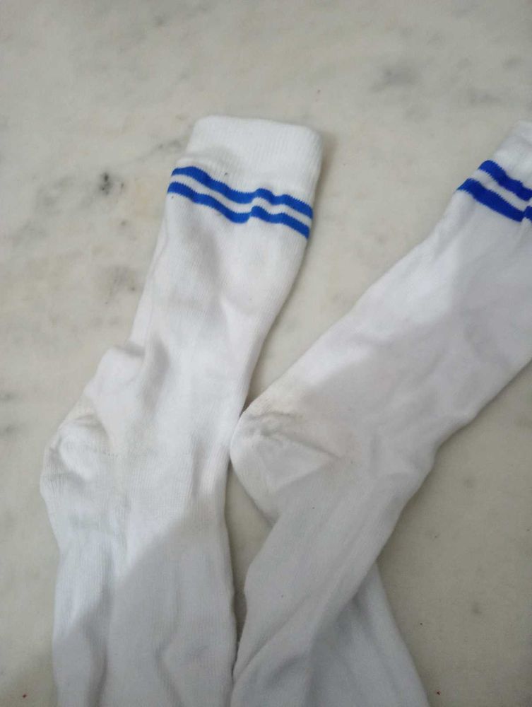 Blue Striped Socks