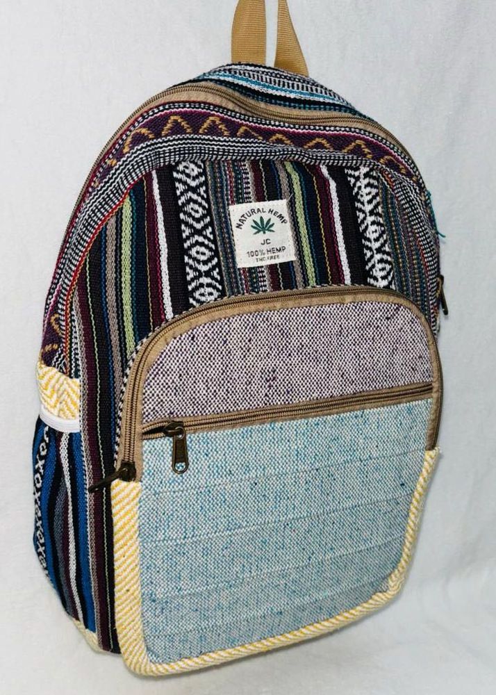 Colorful Hemp Backpack