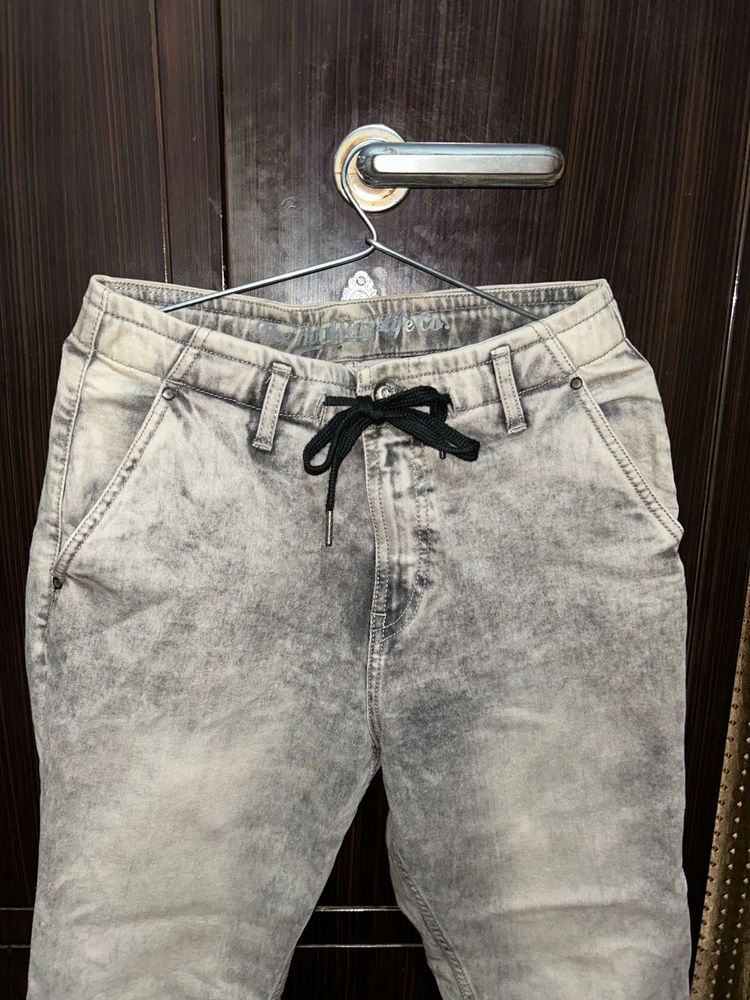 Grey Black Shaded Jeans