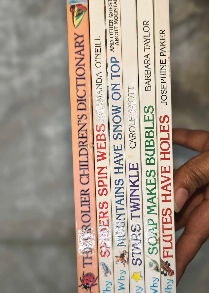 6 Book Combo Of I Wonder Why Children Books Series