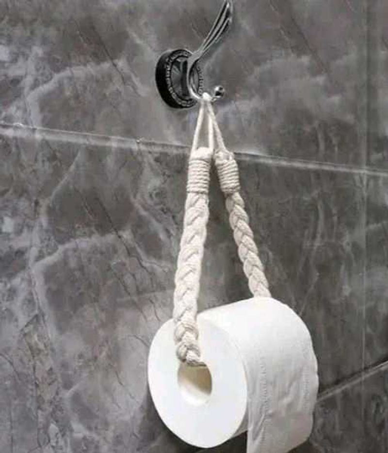 Rope Toilet Paper Holder