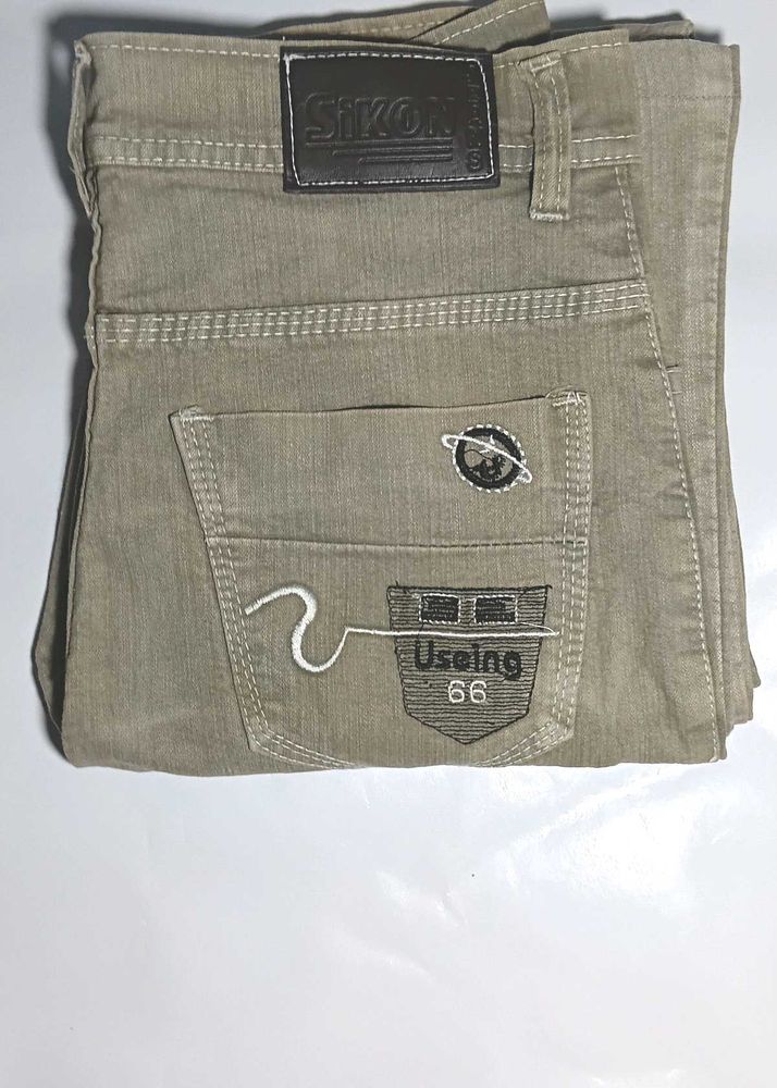 SiKON Khaki Bootcut Jeans Waist 27 (XS)