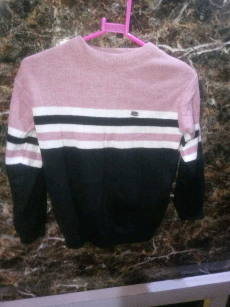 Stylish Color Block Sweater