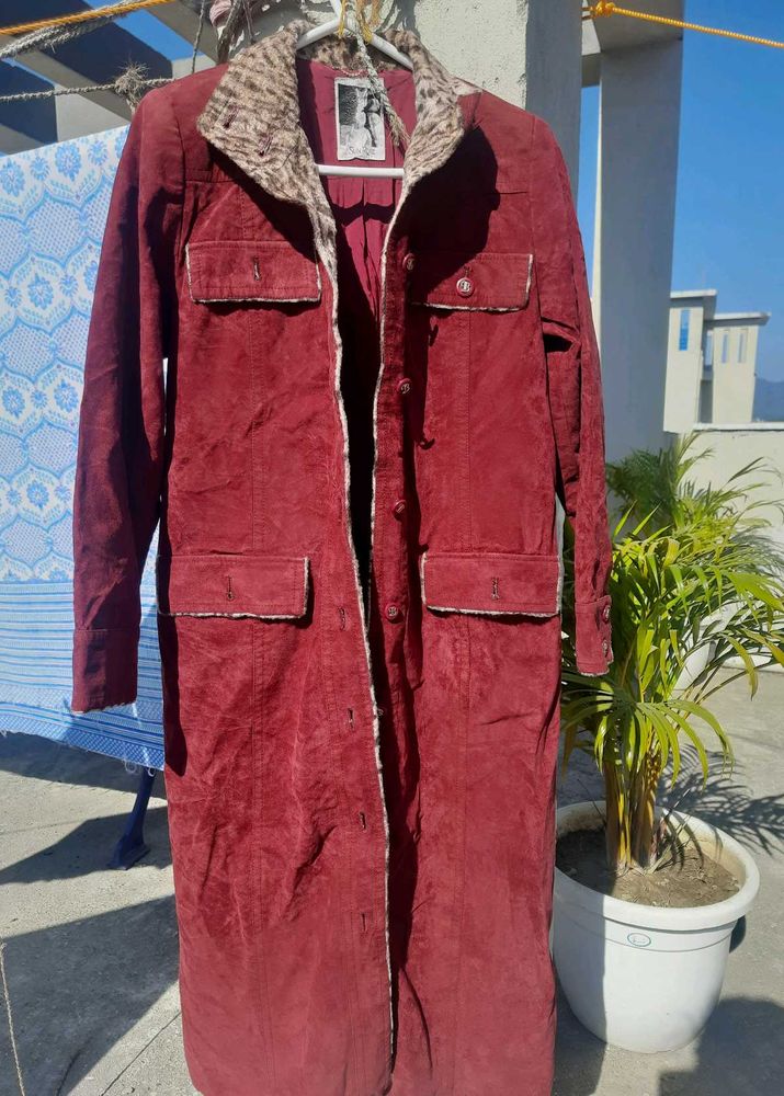 Pinteresty Vintage Long Coat For Women
