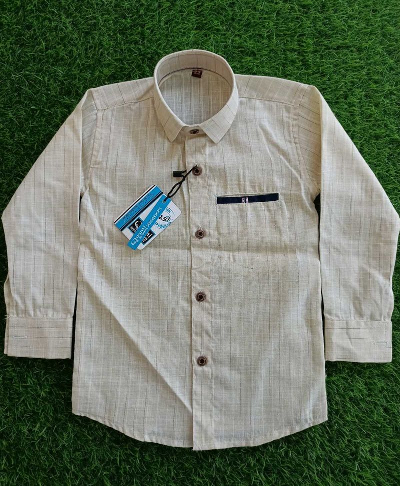 Boy&#39;s Striped Button-Down Shirt
