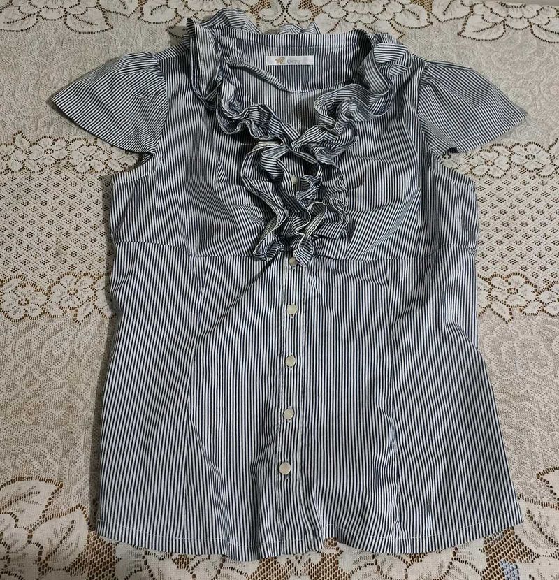 Pinterest 💐Striped Ruffle Top