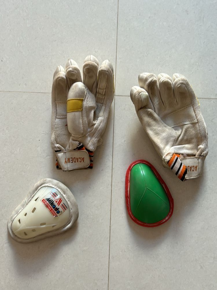 Cricket hand gloves And L Guard