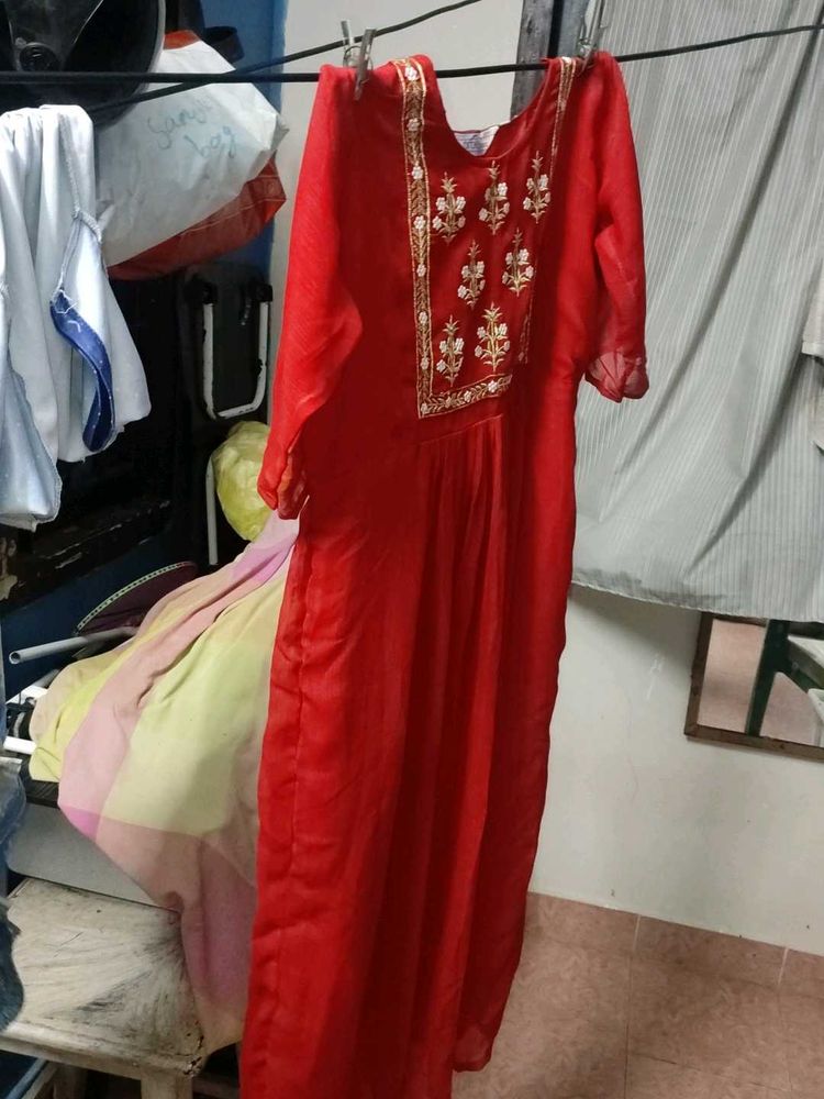 Red Kurti Umbrella   Type