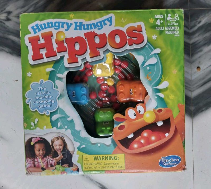 New Hasbro Gaming Hungry Hippos Tabletop Game