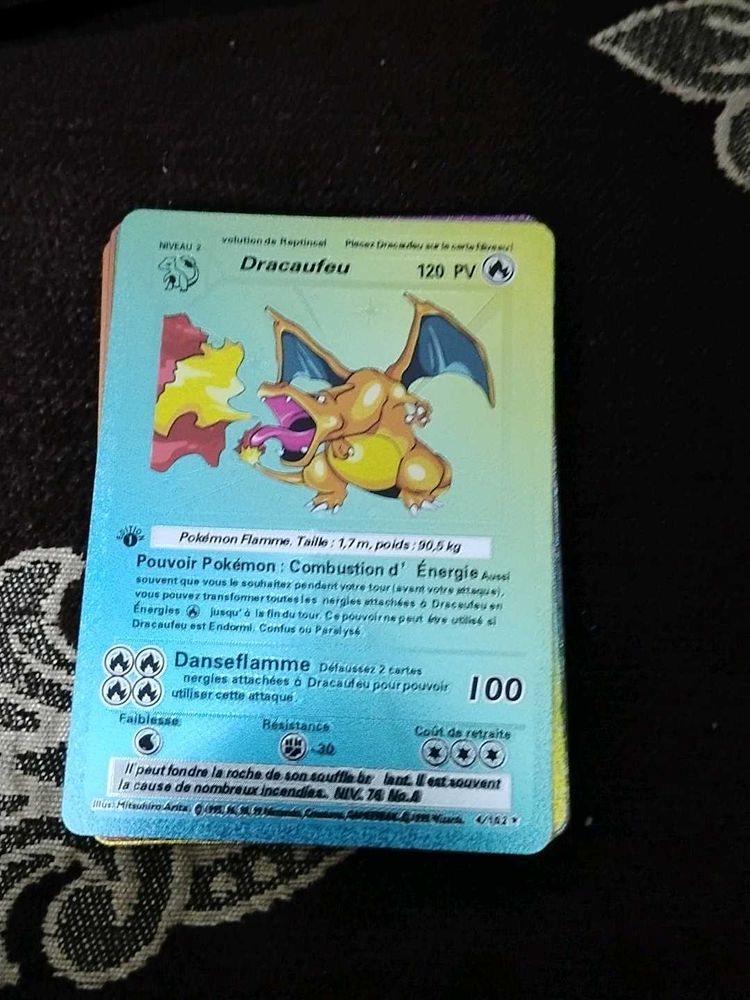 Pokemon Card Rainbow Golden Edition