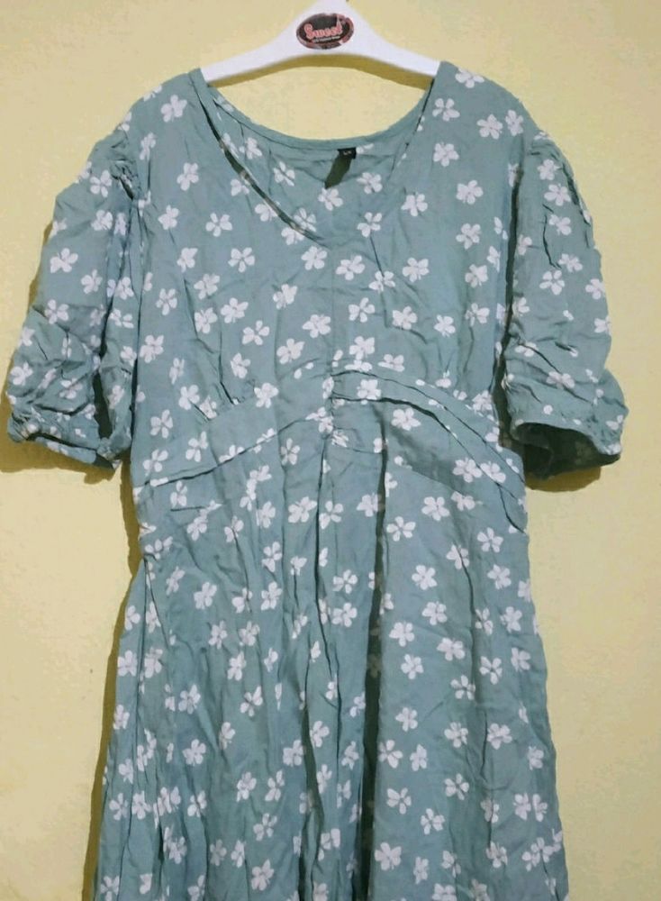 Floral Print Mini Dress