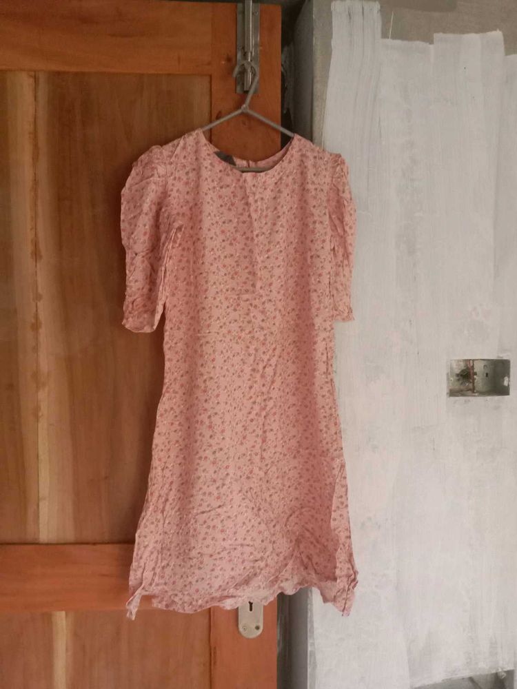 Pink Floral Short Top