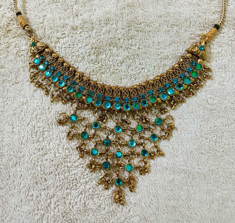 Teal Stone Necklace