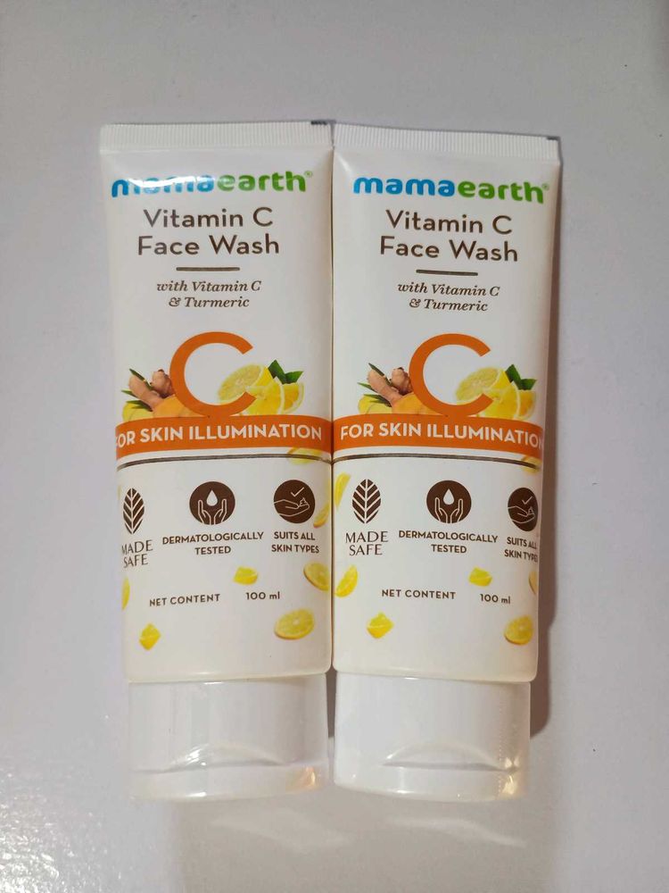2 Pack Vitamin C Mamaearth Face Wash