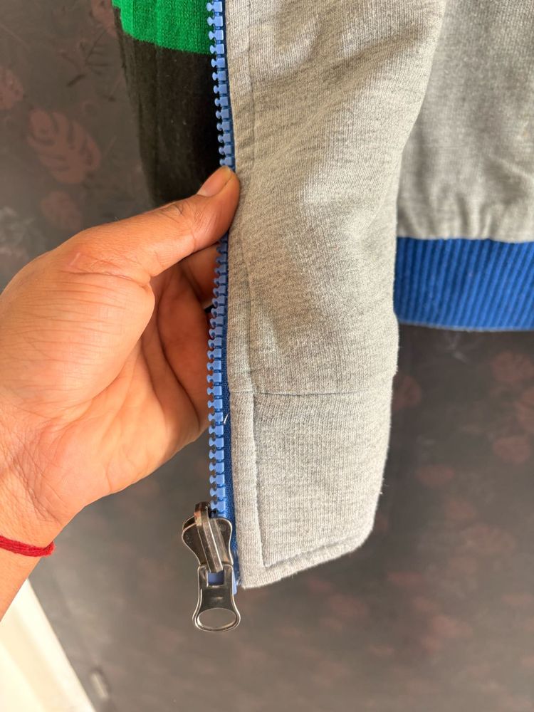 Colorful Zip-Up Hoodie