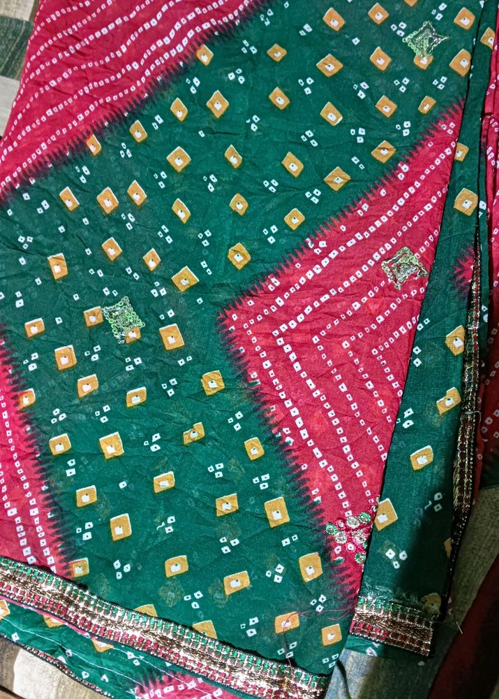 Chunri Print Saree