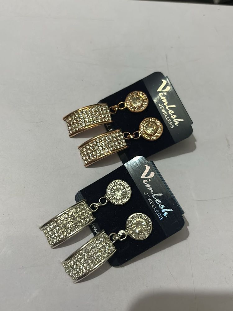 Beautiful 2 Pairs Of Earrings