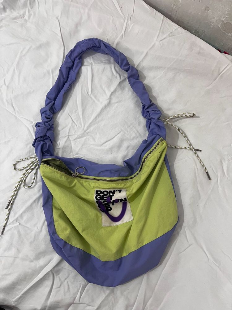Color Block Shoulder Bag