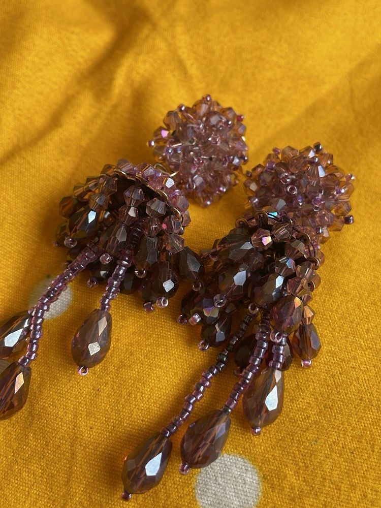 Beaded Drop Earrings