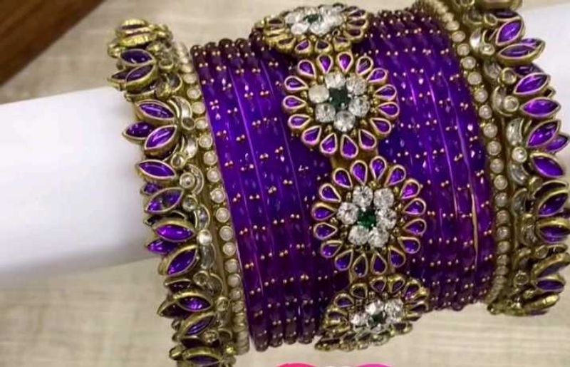 Purple Bangle Set