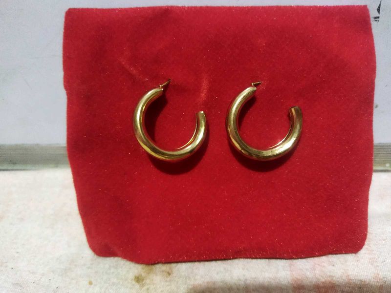 Gold Hoop Earrings