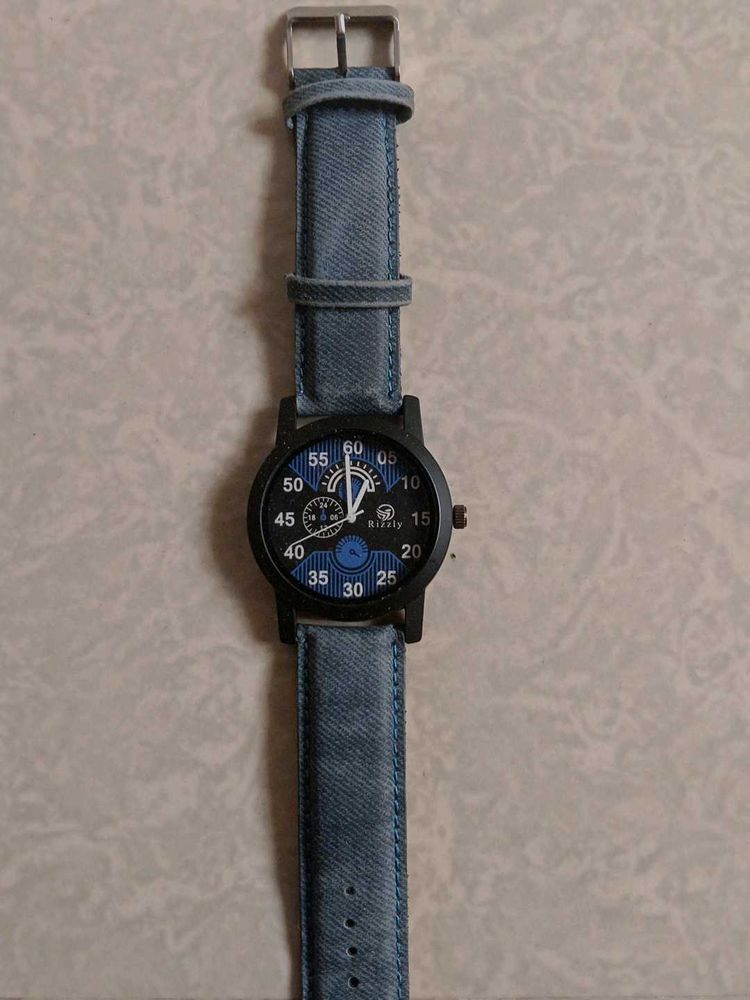 Rizzly Blue Denim Watch