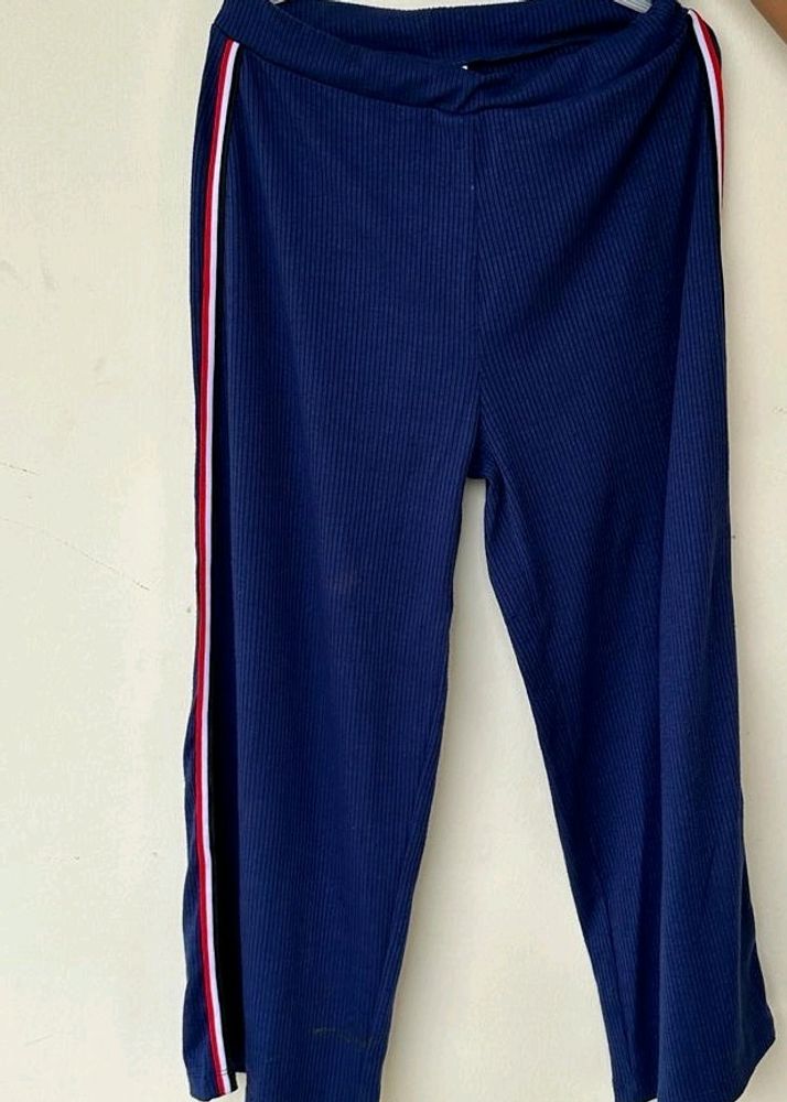 Straight Midnight Blue Palazzo. Brand-max