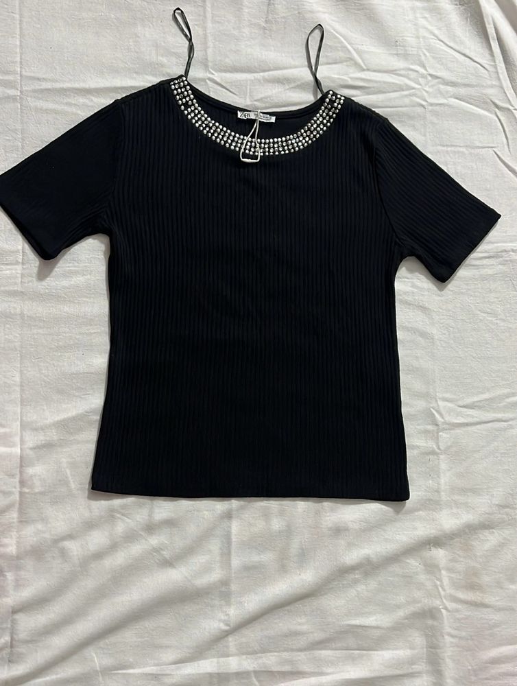 Zara Black Tshirt