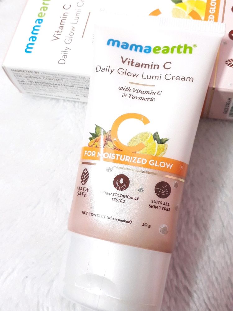Mamaearth Vitamin C Daily Glow Lumi Cream with Vit