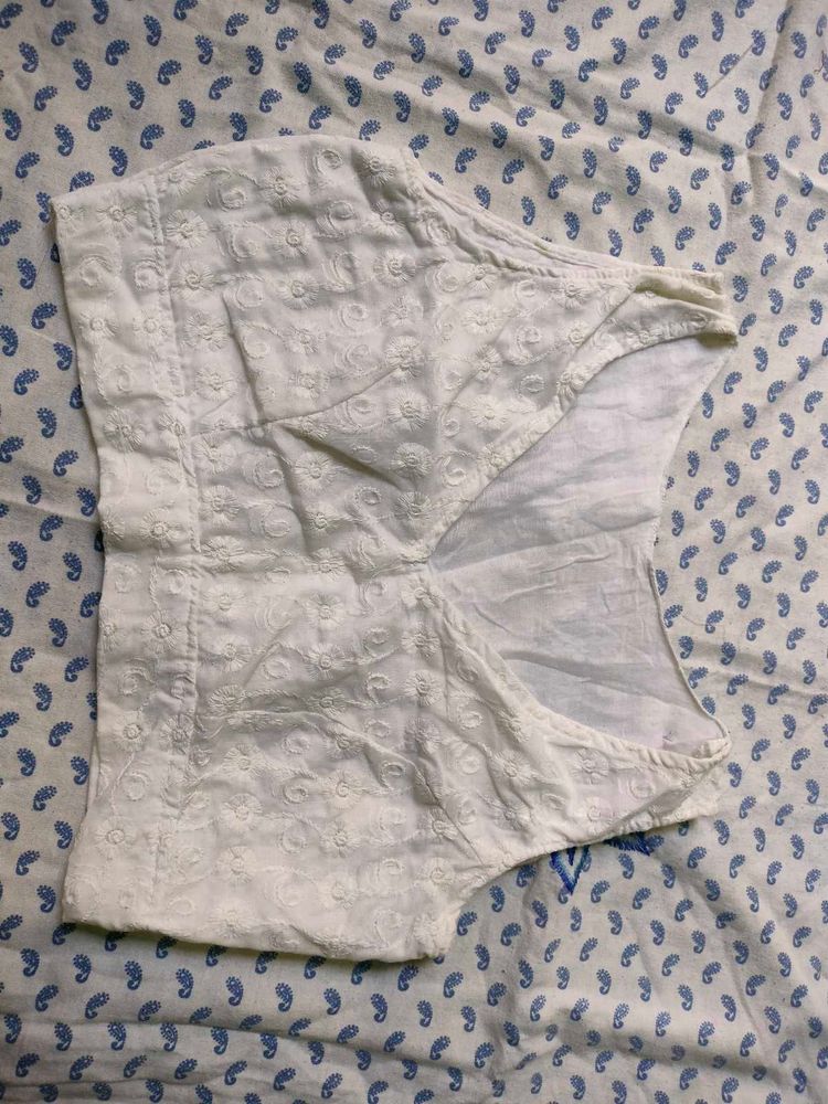Off White Chickenkari Blouse