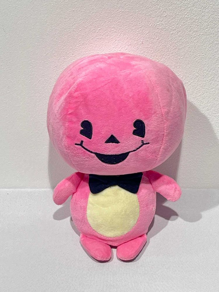 Pink Plushie with Bowtie
