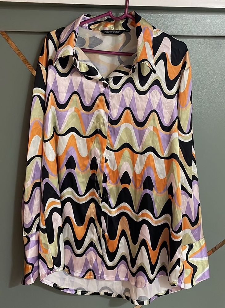 Retro Patterned Shirt