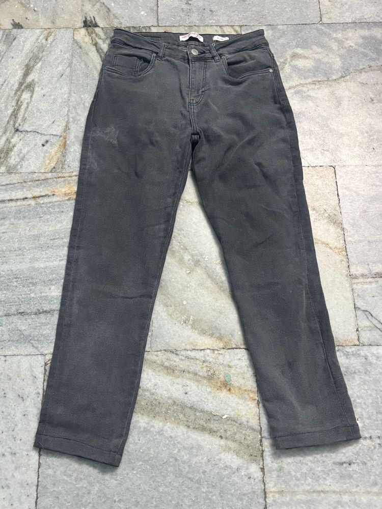 Gray Denim Jeans