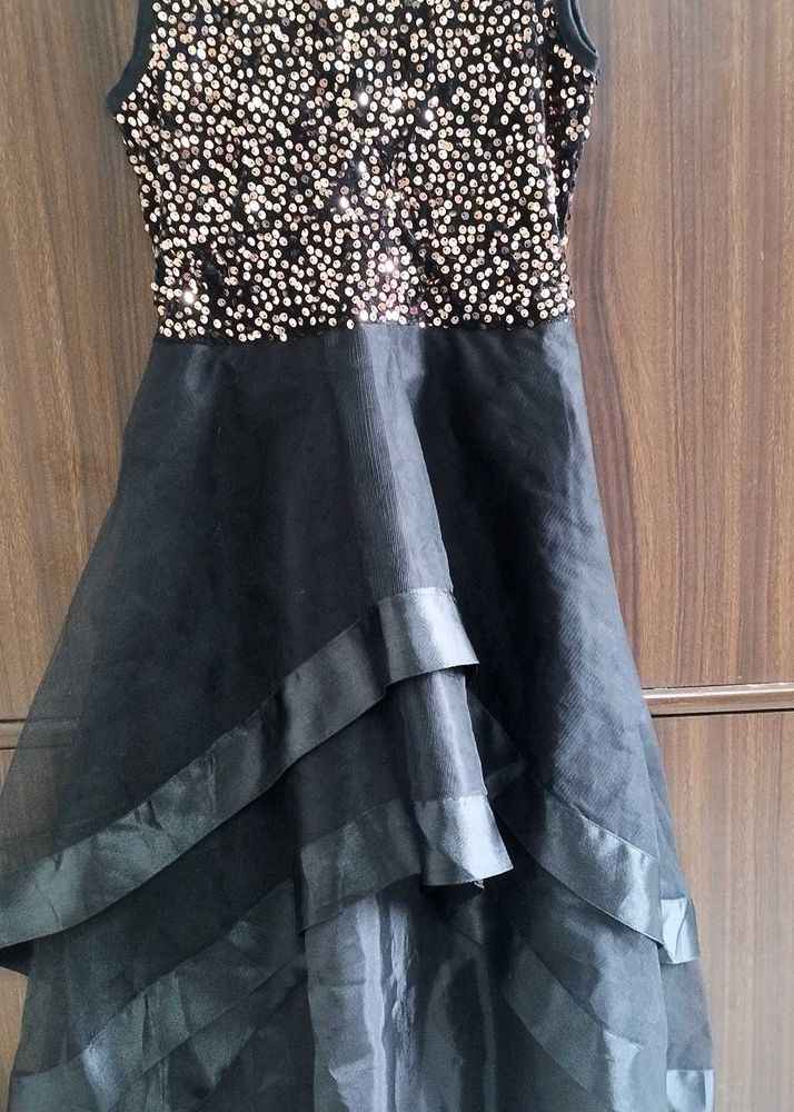 Black Hi Low Dress of Size 28