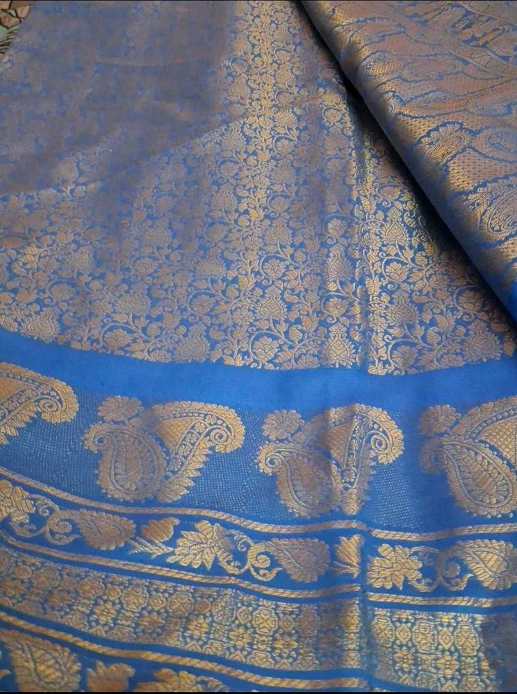 Blue Banarasi Saree