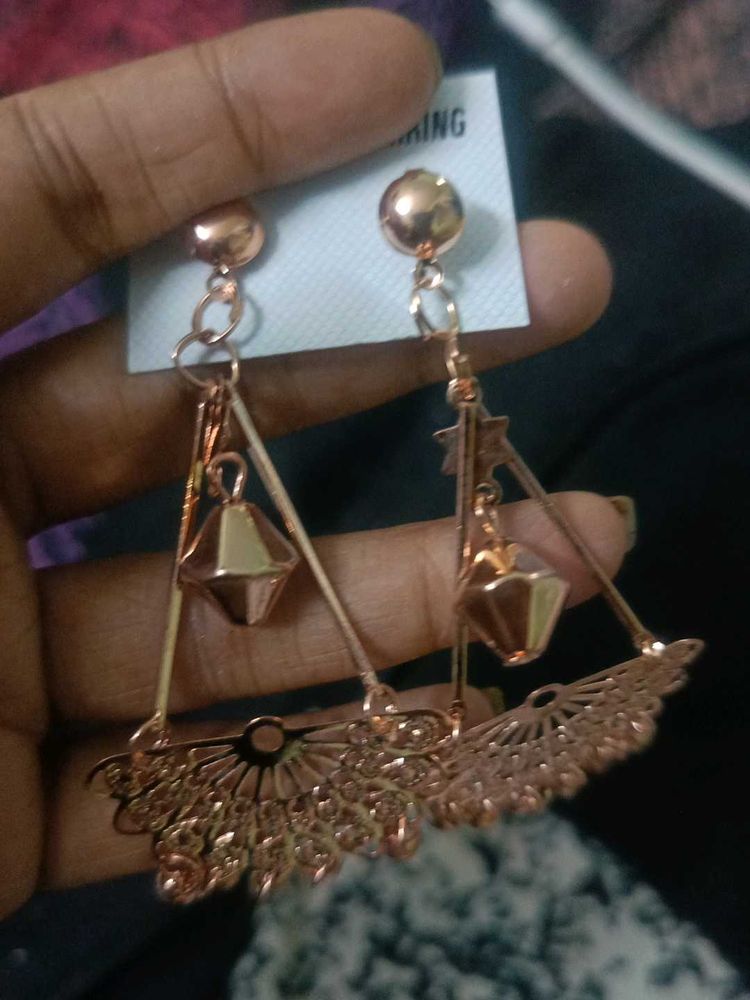 Triangle Drop Earrings