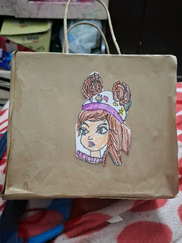 Unique Hand-Decorated Gift Bag