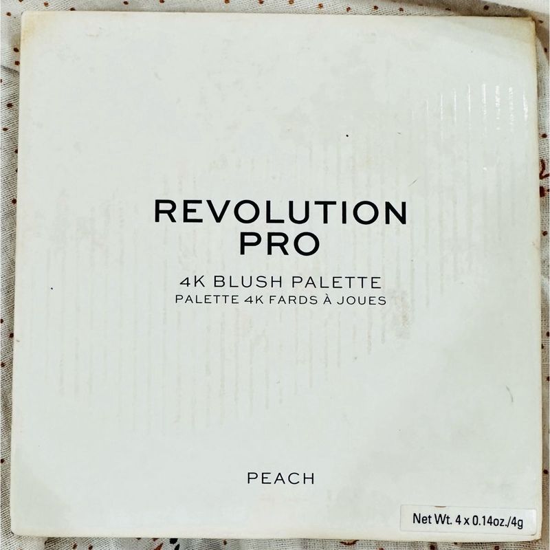 Revolution Pro 4K Peach Blush Palette