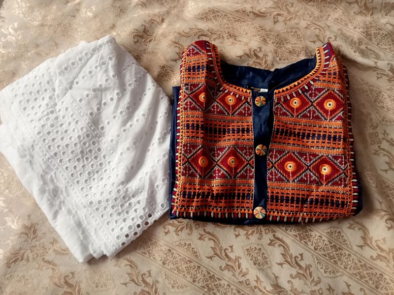 Very Beautiful Plazo And Kurti